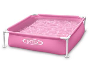 INTEX Piscine Mini Frame - rose 1,22 x 1,22 x 0,3 m 57172NP