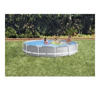 Intex piscine Prism Frame Pool Ø 3,66 m Gris G