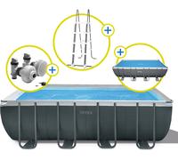 Intex Piscine Rectangulaire Ultra Frame XTR 549 x 274 x 132 cm - Sans pompe, avec Accessoires - 1 pcs