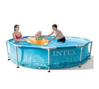 Piscine hors sol ronde 28208 Beachside Metal Frame 305x76cm - Intex
