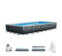 Piscine Hors-sol Intex 26374 Rectangulaire Ultra XTR Frame 975x488x132