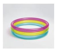 Intex - Piscinette pataugeoire gonflable Rainbow - Diam. 86 x H. 25 cm - Multicolore