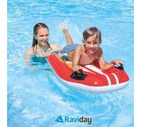 INTEX Planche de surf Bodyboard Gonflable enfant couleur aleatoire noir G