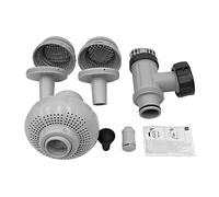 Intex Plastique 26005 Set de connexion pour accessoires de piscine, diamètre 38 mm, gris