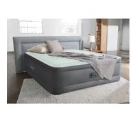 Intex PremAire I - Matelas d'air - Double - Comprend Une Pompe Intégrée Et une Sac De Transport - 203x152x46 cm - PVC - Gris