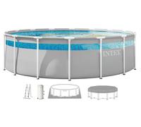 INTEX PRISM FRAME CLEARVIEW Piscine ronde 427 × 107 cm avec filtration 220-240V 26722ND