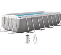 Intex 4M X 2M X 1M Prism Frame Rectangular Pool Set