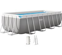 Intex kit Piscine Prism Frame rectangulaire Tubulaire (l) 4,00 x (l) 2,00 x (h) 1,22m
