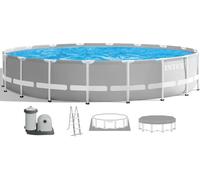 INTEX PRISM FRAME Piscine ronde 549 × 122 cm avec filtration a cartouche 12V 26732GN