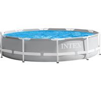 Intex Prism Piscine à cadre 26700NP Gris 305 x 76 cm