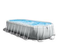 Intex kit Piscine Prism Frame Ovale Tubulaire (l) 6,10 x (l) 3,05 x (h) 1,22m