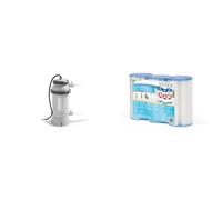 Intex rechauffeur 3kw pour Piscine jusqu'à 12m³ & Lot de 3 Cartouches de Filtration A