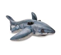 Intex - 57525NP - Bouée Grand Requin Blanc A Chevaucher, 173x107 cm