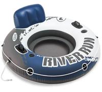 Intex Pools Bouée gonflable River Run Wheel 135 cm Blanc/Bleu/Noir