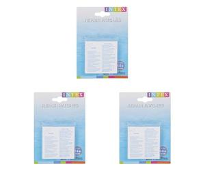 Intex Rustine de réparation 59631NP Transparent 49 x 49 x 0,2 cm 59631NP (Lot de 3)