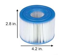 Intex S1 29011E Cartouche de filtre de rechange pour piscine Pure Spa Compatible avec pompes filtrantes pour maintenir l'eau propre et fraîche