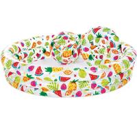 INTEX Set de 3 piscines Pataugeoire Ballon d'eau Bouée de natation Enfants Jardin Été