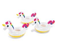 Intex Pools – Porte-verres gonflables Licorne Multicolore – Lot de 3