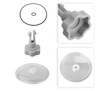 Intex SF80110-1 Couvercle de filtre à sable avec joint torique et valve pour piscine Gris/noir