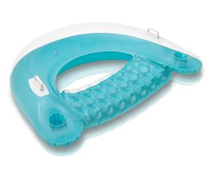 INTEX Sit 'n Float siege gonflable avec poignées, bleu 58859EU