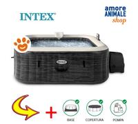 Intex SPA Greystone Deluxe Piscine Idromassage 6 Places (239x239x71cm) 28452