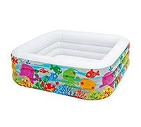 Intex Swim Center Clearview Aquarium Inflatable Pool, 62.5 X 62.5 X 19.5, For Ages 3+