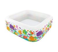 Intex Swim Center Clearview Aquarium Inflatable Pool, 62.5 X 62.5 X 19.5, For Ages 3+