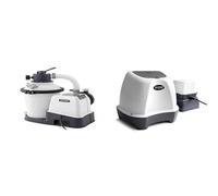 Intex - SX925 2M3/H Filtre À Sable & QS400 Stérilisateur Au Sel pour Piscine Jusqu'à 17M3