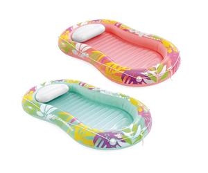 Intex Tropical Oasis 57803EU Chaise Longue (gonflée 196 x 112 x 23 cm/dégonflée 206 x 122 cm)