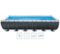 Piscine Hors-sol Intex 26374 Rectangulaire Ultra XTR Frame 975x488x132