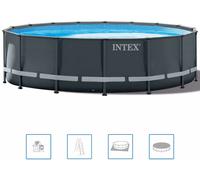 Intex 26340NP Piscine hors sol Rond 19156 L Bleu, Gris