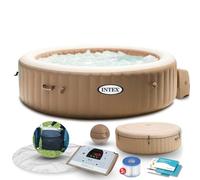 Intex Whirlpool Spa Bain à remous Bubble Massage Ø 216 x 71 cm Beige