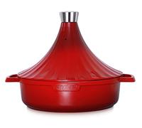INTIGNIS® Tajine Marocain 28 cm avec Couvercle Auto-Arrosant - Plat à Tajine Induction Tous Feux, 4,2 L, Antiadhésif sans PFOA, Passe au Four