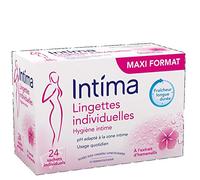 INTIMA Boîtes Lingettes Hygiène Intimes Individuelles à l'extrait d'Hamamélis - 24 Pièces