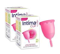 Intima Cup, Coupe Menstruelle Taille 2 Super - Flux Abondant, Lot de 2