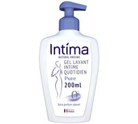 Intima - Gel Hygiène Intime Neutre - 200 ml - 97% d'Ingrédients d'Origine Naturelle - Sans Parfum Ajouté
