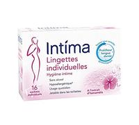 Intima Lingettes Individuelles Hygiène Intime à l’Extrait d’Hamamélis x16 (lot de 4)
