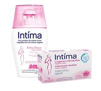 Intima - Lot Hygiène Intime Gel et Lingettes - Gel Extra Doux 200ml et Lingettes Individuelles 16 unités