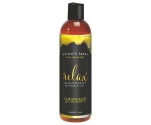 Intimate Earth Relax - huile de massage - citronnelle coco - 120ml