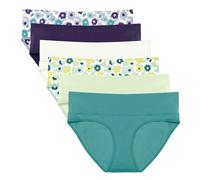 Intimate Portal Culotte Grossesse Slips de Maternité Pliable sous-vêtements Post Accouchement en Coton pour Femme Enceinte Lot de 6 Meadow XL