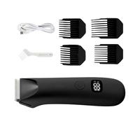Intimate Razor Man & Body Tondeuse - Rasoir Électrique Pour Le Corps Avec Écran LED - Tondeuse Pour Homme À Faible Bruit Pour La Zone, La Poitrine Et Le Dos - Rasage Humide Et Sec Étanche