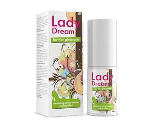 INTIMATELINE | Lady Dream, Gel stimulant zone clitoridienne 30 ml | Augmente le désir et le plaisir sexuels, avec L-Arginine