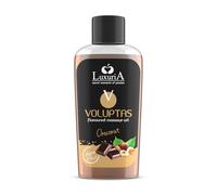 INTIMATELINE | Voluptas Choconut - Gel de Massage Comestible, Gel Stimulant à Effet Chaud pour tout le Corps, Action Hydratante et Adoucissante, Goût Chocolat, 100 ml