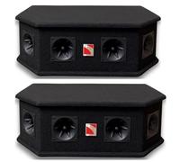 Intimidation Lot de 2 hauts-parleurs 6 voies 200 W