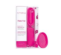 INTIMINA Ziggy Cup Coupe Menstruelle Réutilisable Extrafine au Design Plat, Rose