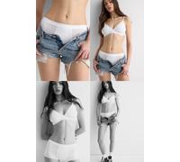 Intimissimi Boxer femme en coton naturel Femme Blanc Taille S