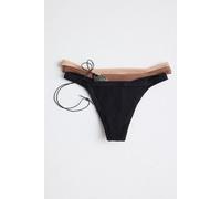 Intimissimi String ficelle avec coton Ultra-léger Femme Noir Taille S