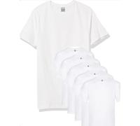 Intimo College 5/10 T-shirt Intime Homme en Pur 100% Coton Peigné Fabriqué en Italie de Qualité Respirante Col en V et Col Rond, XL
