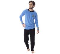 INTIMO Star Trek Original Series Men's Uniform Costume Sleepwear Pajama Set (Spock, 3X)