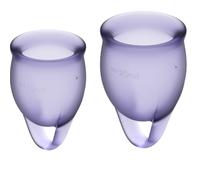 Intimpflege Feel Confident Menstrual Cup Lila 15 + 20 ml